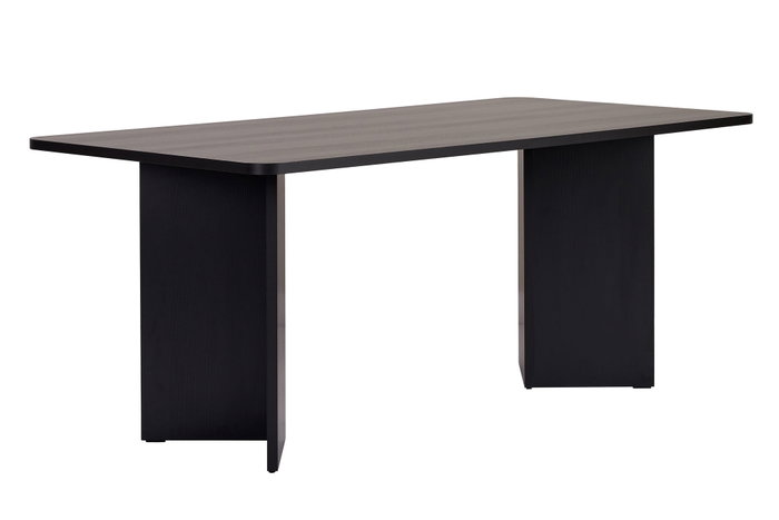 Nordure Mesa de Comedor Linza Madera Negra
